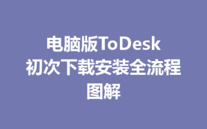 电脑版ToDesk初次下载安装全流程图解-ToDesk